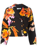 floral print blazer