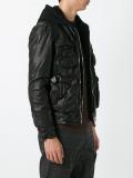 hooded multi-pocket jacket