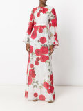 floral print gown 