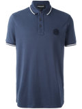logo patch polo shirt 