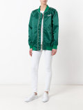 logo bomber jacket