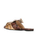 snake print sandals 