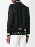 camouflage print teddy jacket