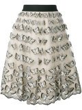 butterflies pleated skirt 