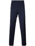 pleated regular trousers