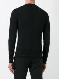 logo plaque knitted jumper