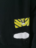 diagonal spray sweatshirt 
