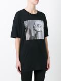 rose print T-shirt