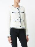 contrasting detail jacket