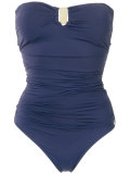 draped swimsuit