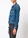 buttoned denim jacket