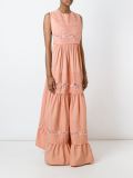 pleated long dress
