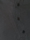 asymmetric buttoning T-shirt