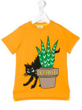 cat print T-shirt 