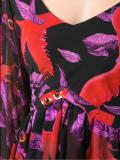 silk printed blouse
