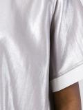 metallic effect dress