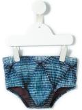 printed swim trunks