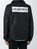 logo print sport jacket