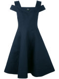 split shoulder dress