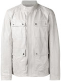 leather field jacket