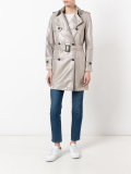 double-breasted trench coat