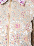 floral jacquard jacket
