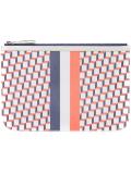 geometric print clutch
