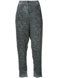 spot washout tapered trousers