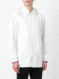 collar detail hooded jacket
