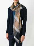 checked scarf