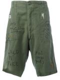 graffiti cargo shorts 