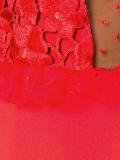 sheer detail dress