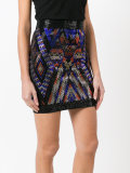 stone beaded pattern skirt