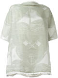 nautical pattern blouse