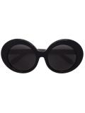 oversized round frame sunglasses