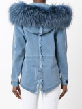 furry trim jacket 