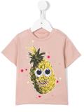 pineapple print T-shirt