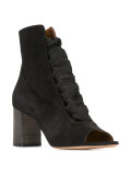 Harper peep toe ankle booties 