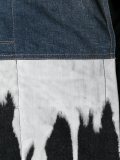 bleach effect denim jacket
