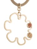 flower pendant necklace