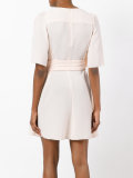 belted mini dress