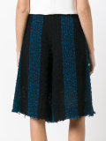 stripe knee-length shorts
