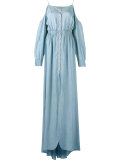 off-shoulder long dress