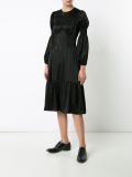 gathered detailing dress