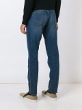 stonewashed straight-fit jeans