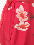 high-rise floral print trousers 