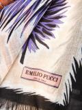 feather print scarf