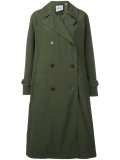 double-breasted shift coat