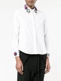flower-embellished shane shirt