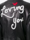 'Loving you' biker jacket 